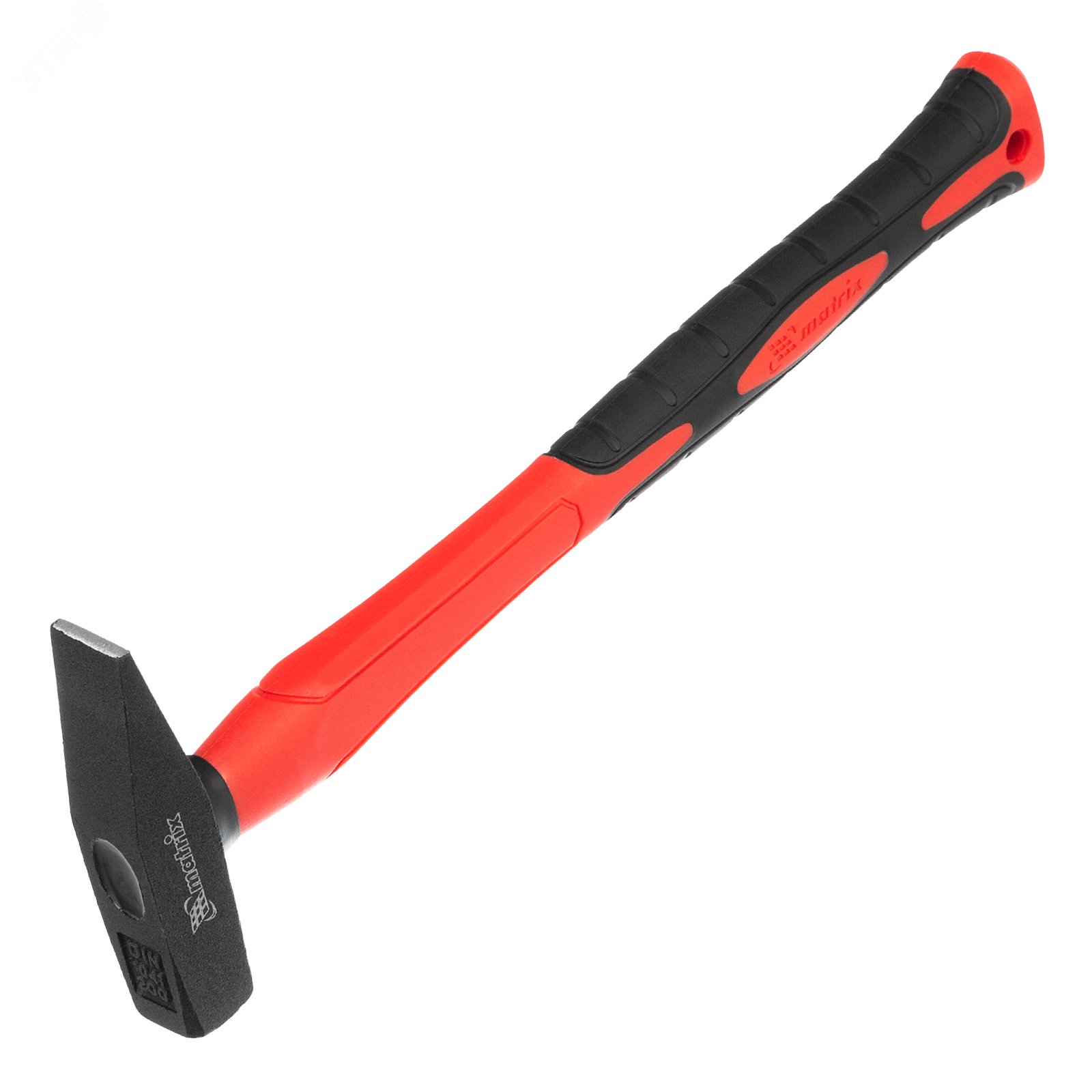 Изображение товара Молоток слесарный optimal 200 г с квадратным боеком и фибергласовой рукояткой