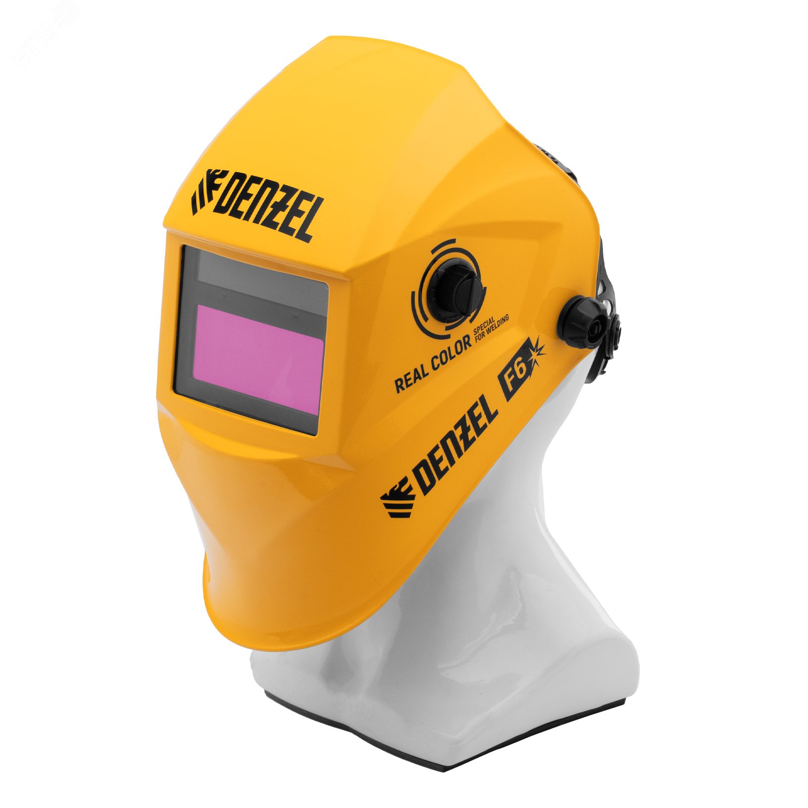 Изображение товара Щиток защитный лицевой (маска сварщика) F6, см. окно 93х43, Real Color, DIN 5-8/9-13 (шт)