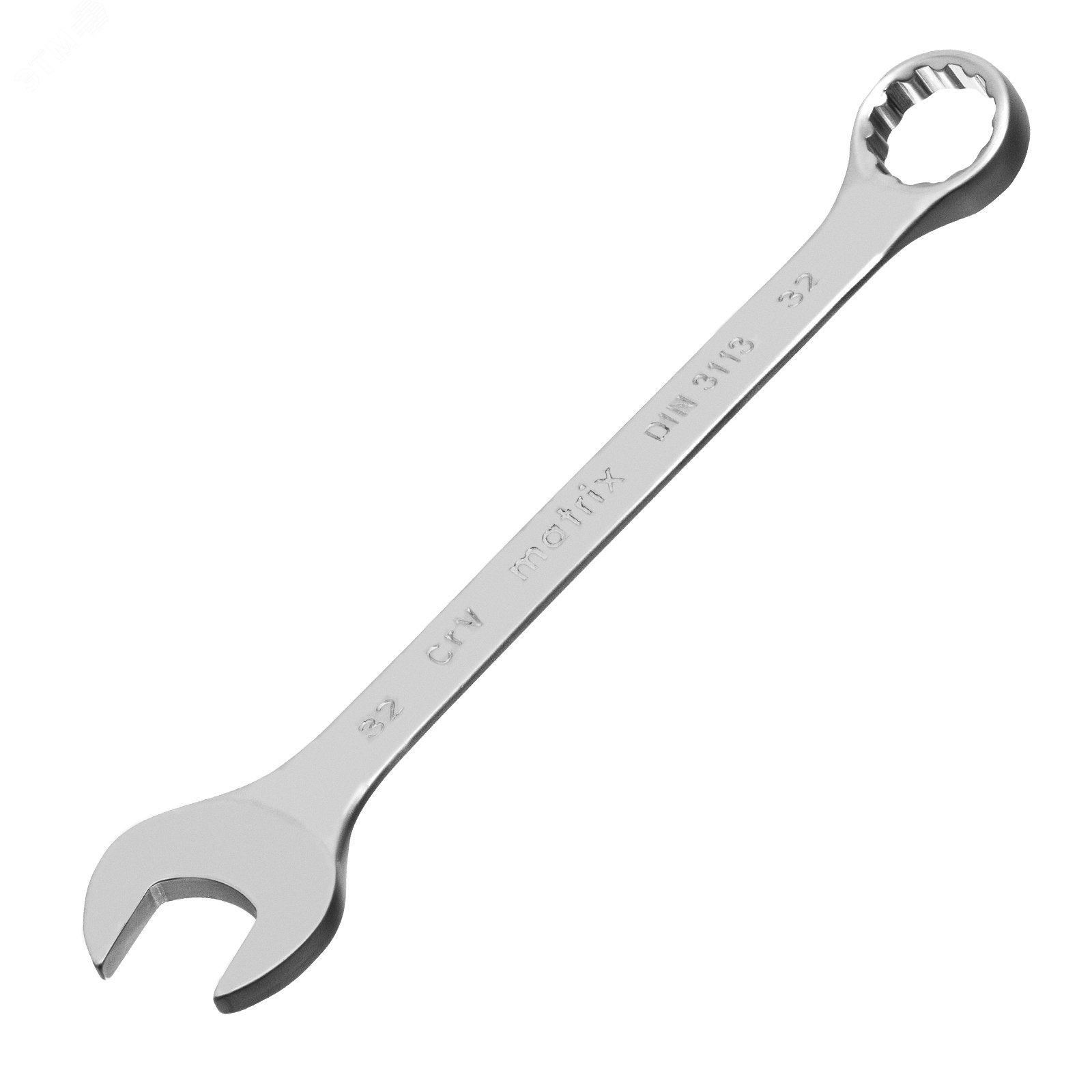 Изображение товара Комбинированный ключ Matrix 15121, 32 мм, CrV, матовый хром