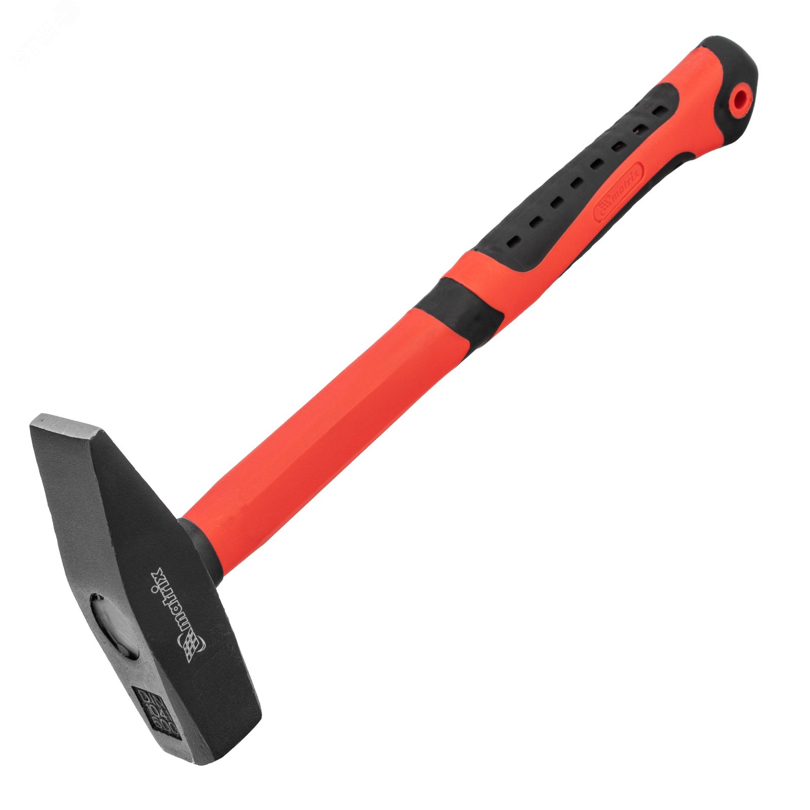 Изображение товара Молоток слесарный, 600 г, фибергласовая обрезиненная рукоятка (шт)