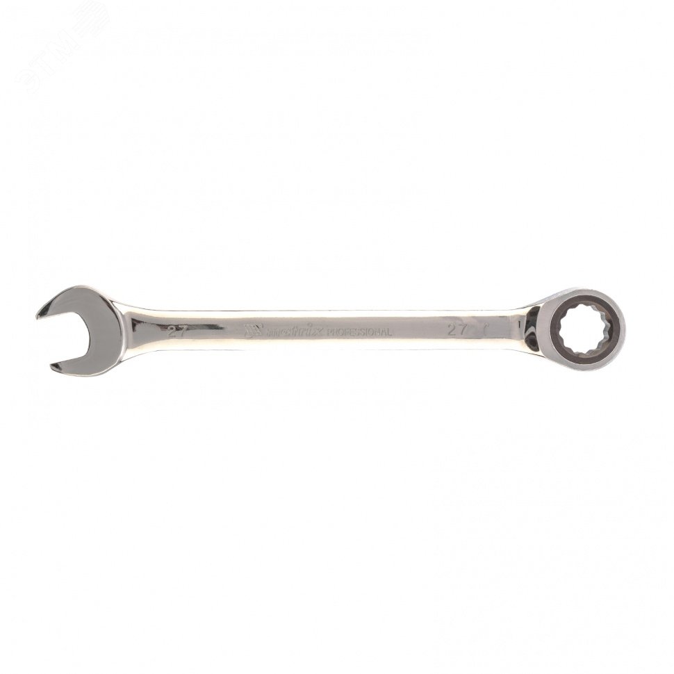 Изображение товара Комбинированный трещоточный ключ Matrix 14816 27 мм CrV зеркало хром