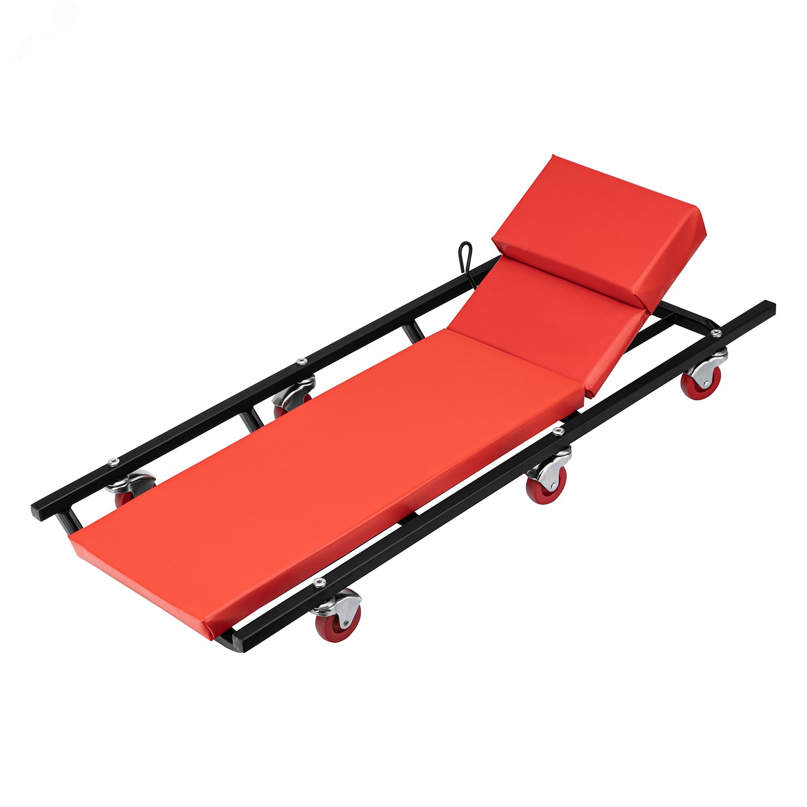 Изображение товара Лежак ремонтный на 6-ти колесах Matrix 567455 с поднимающимся подголовником