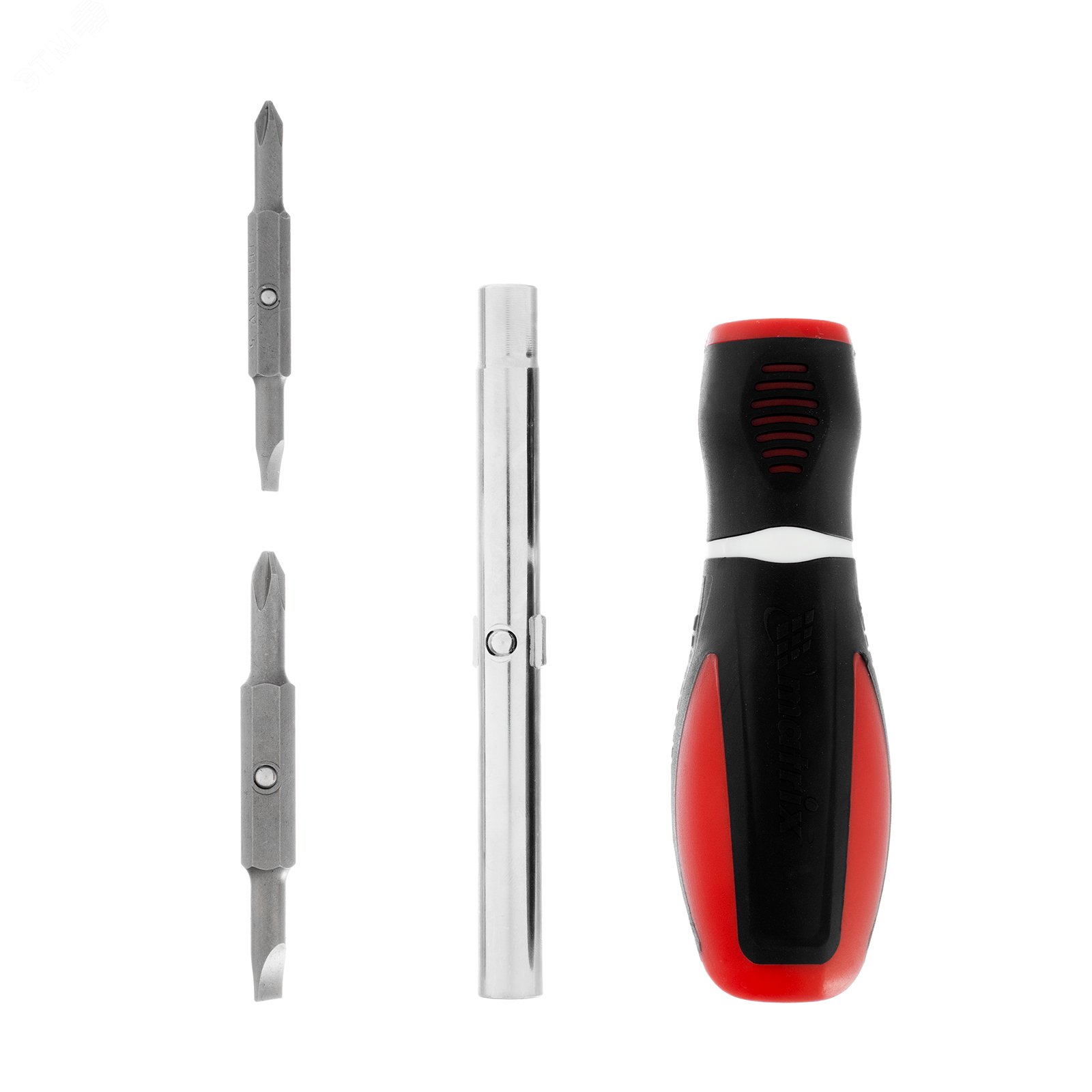 Изображение товара Комбинированная отвертка Matrix Era 13381 с битами SL5,0 PH1 SL6,0 PH2 профессиональный инструмент