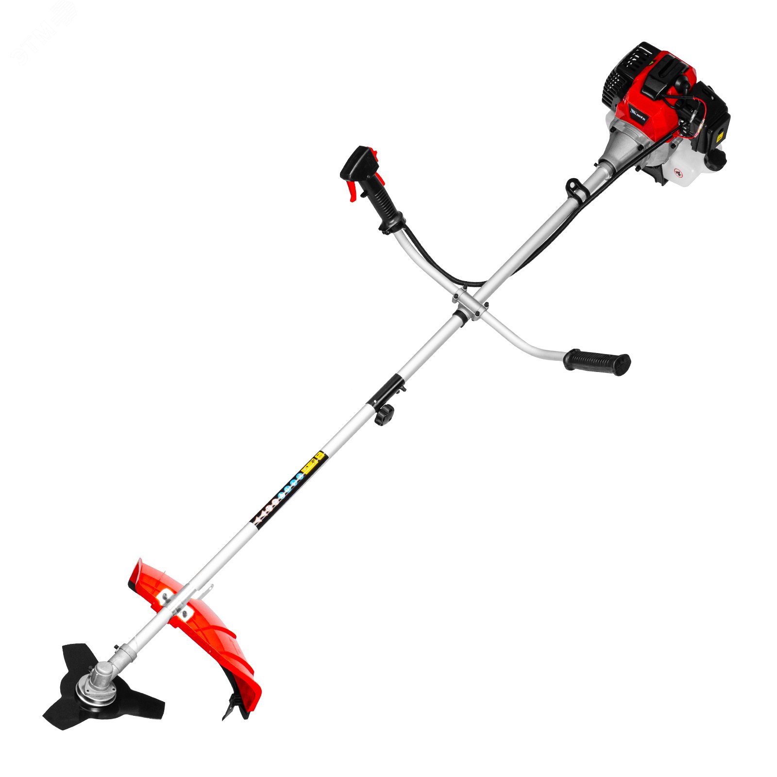 Изображение товара Триммер бензиновый MT-52S, 52 см3, разъемная штанга, состоит из 2 частей (шт)