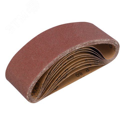 Изображение товара Лента абразивная бесконечная, P 80, 75 х 533 мм, 10 шт. (шт)