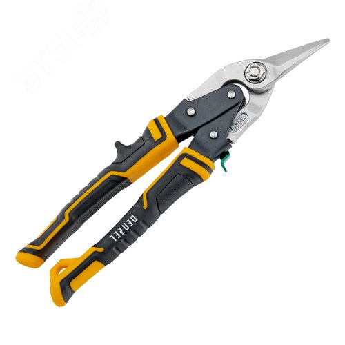 Ножницы по металлу,270мм, прямой и правый рез,сталь-СrMo, трехкомп.рук-ки - фото 2