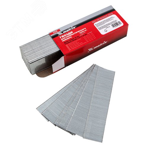 Гвозди для пнев. нейлера, длина - 30 мм, ширина - 1,25 мм, толщина - 1 мм, 5000 шт - фото 2