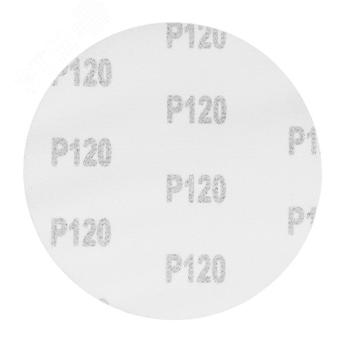 Круг абразивный на ворсовой подложке под липучку, P 120, 125 мм, 10 шт. - фото 2