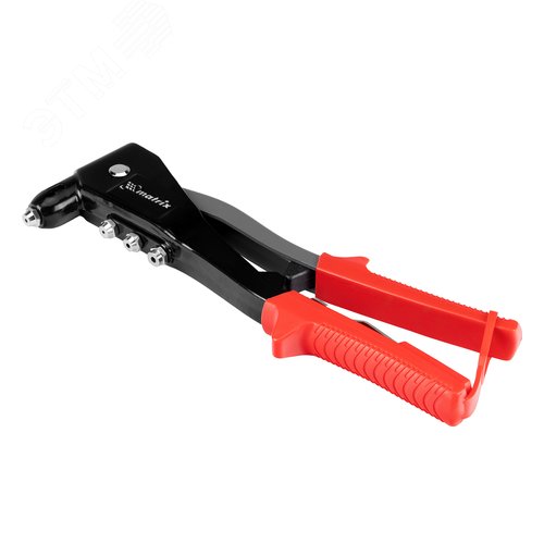 Изображение товара Заклепочник литой, 260 мм, с набором заклепок, заклепки 2,4-3,2-4,0-4,8 мм (шт)