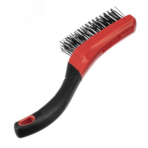 Щетка зачистная 4-х рядная, двухкомпонентная рукоятка - фото 2