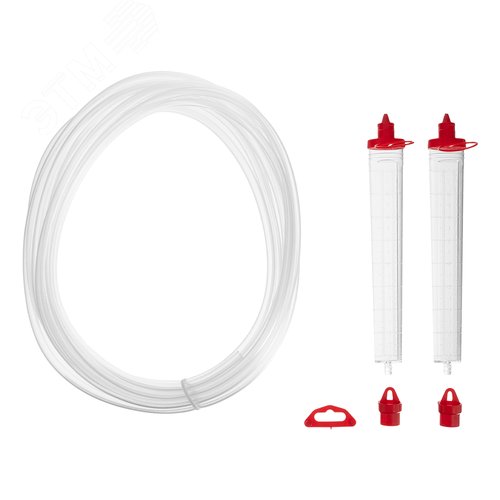 Изображение товара Гидроуровень,удлиненная колба, рельефная градуировка, 7м (шт)