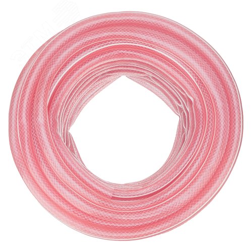 Шланг эластичный 3/4, 50 м прозрачный розовый - фото 2
