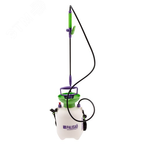 Опрыскиватель 3 л, ручной, с горловиной, насосом, шлангом, разбрызгивателем - фото 2