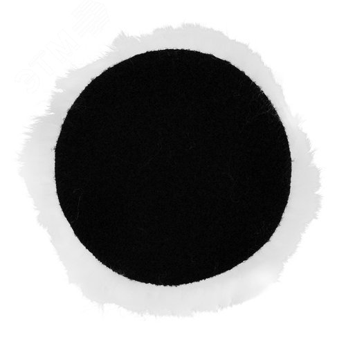 Насадка полировальная под липучку, 180 мм, натуральная шерсть - фото 2