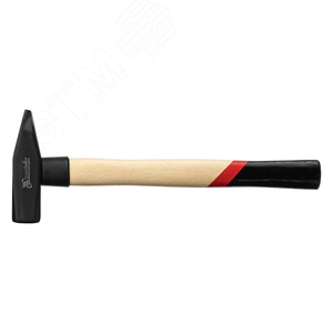 Молоток слесарный, 600 г, квадратный боек, деревянная рукоятка - фото 2