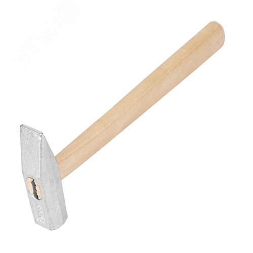 Молоток слесарный, 500 г, квадратный боек, деревянная рукоятка - фото 1