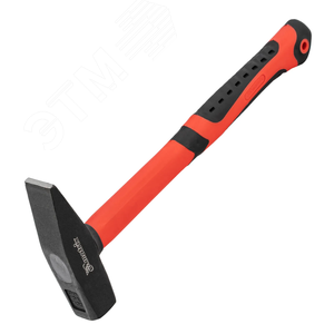 Изображение товара Молоток слесарный, 500 г, фибергласовая обрезиненная рукоятка (шт)