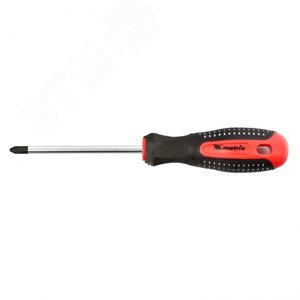 Изображение товара Отвертка Fusion, PZ2x100мм, CrV, 3к рукоятка anti slip (шт)