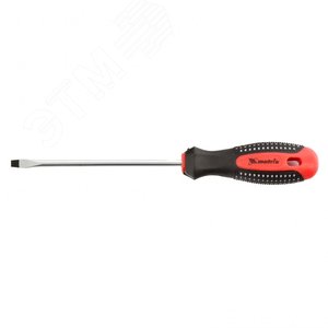 Изображение товара Отвертка Fusion, SL4,0х100 мм, CrV, 3к рукоятка anti slip (шт)