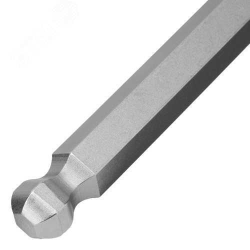 Набор ключей имбусовых, HEX, 2-12 мм, CrV, 9 шт., удлиненные, с шаром - фото 6