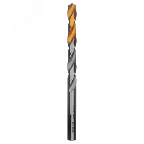 Сверло спиральное по металлу 7,5 x 109мм, Р6М5, Golden Tip - фото 2