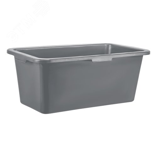Таз прямоугольный строительный усиленный, 55 л - фото 2