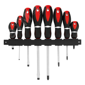 Изображение товара Набор отверток Era на полке, 8 шт., PH + SL, CrV, 3к рукоятка (набор)