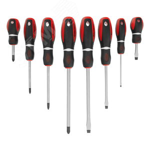 Набор отверток  Era  на полке, 8 шт., PH + SL, CrV, 3к рукоятка - фото 2