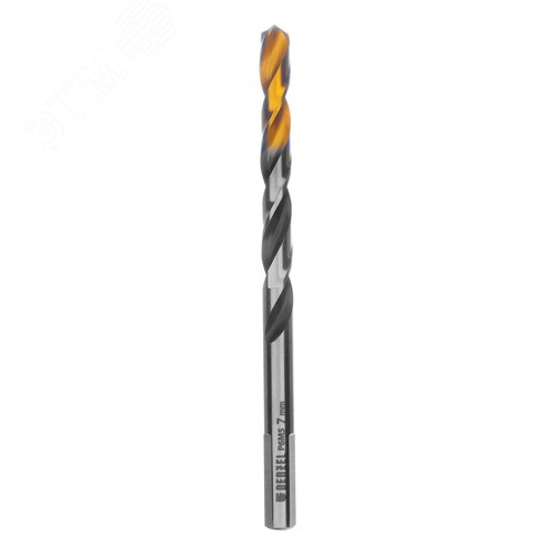 Сверло спиральное по металлу 7,0 x 109мм, Р6М5, Golden Tip, многогранная заточка - фото 2