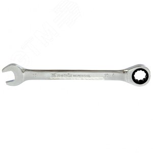 Изображение товара Ключ комбинированный трещоточный, 13мм, CrV, зеркальный хром (шт)