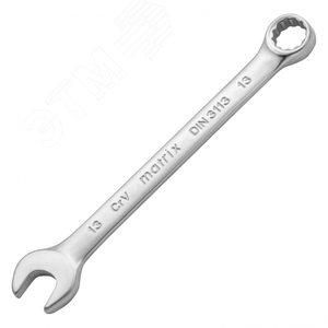 Изображение товара Ключ комбинированный, 13 мм, CrV, матовый хром (шт)