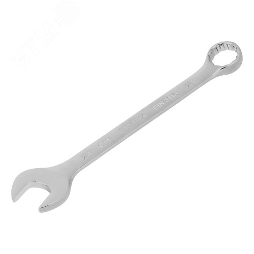 Ключ комбинированный, 28 мм, CrV, полированный хром - фото 1