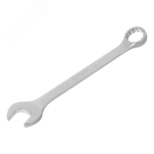 Ключ комбинированный, 30 мм, CrV, полированный хром - фото 1