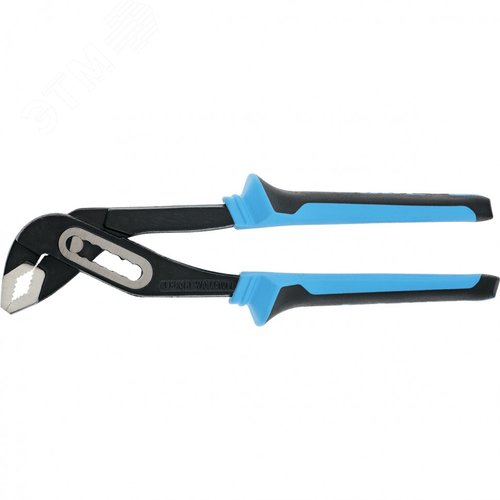 Клещи переставные 250 мм, хром-ванадий, двухкомпонентные рукоятки - фото 1