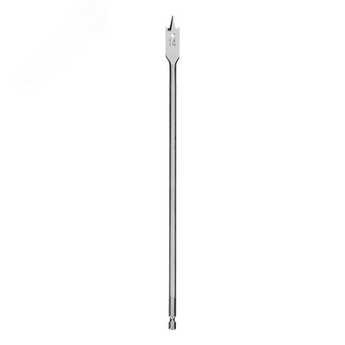 Сверло по дереву перовое удлиненное, 14 х 300 мм, 6-гранный хвостовик - фото 2