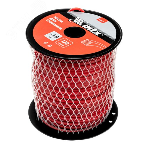 Леска для триммера квадрат 4,0 мм х 120 м, на катушке - фото 2