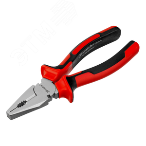 Изображение товара Плоскогубцы NICKEL, 180 мм, никелированные, двухкомпонентные рукоятки (шт)