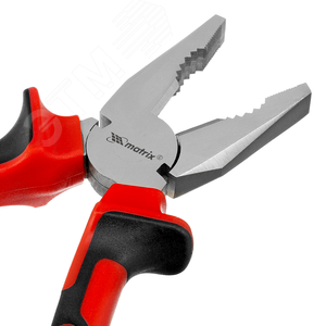 Плоскогубцы NICKEL, 180 мм, никелированные, двухкомпонентные рукоятки - фото 3