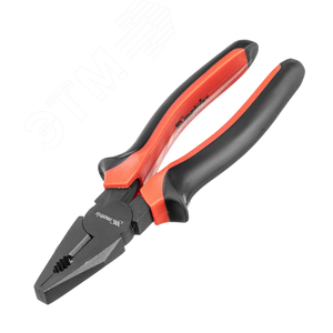 Плоскогубцы Black Nickel, 200 мм, комбинированные, двухкомпонентные рукоятки - фото 1