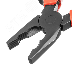 Плоскогубцы Black Nickel, 200 мм, комбинированные, двухкомпонентные рукоятки - фото 3