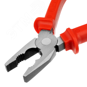 Плоскогубцы Econom, 200 мм, шлифованные, пластмассовые рукоятки - фото 3