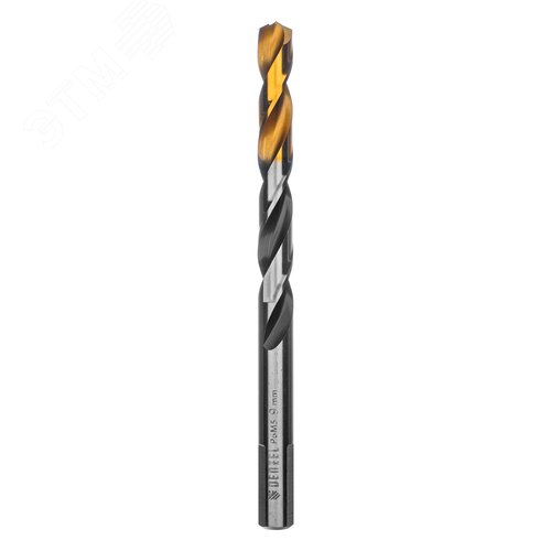 Сверло спиральное по металлу 9 x 125мм, Р6М5, Golden Tip, многогранная заточка - фото 2