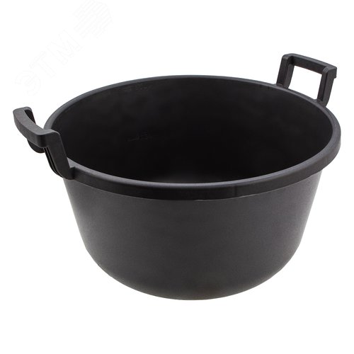 Таз круглый строительный гибкий с ручками, 50л - фото 2