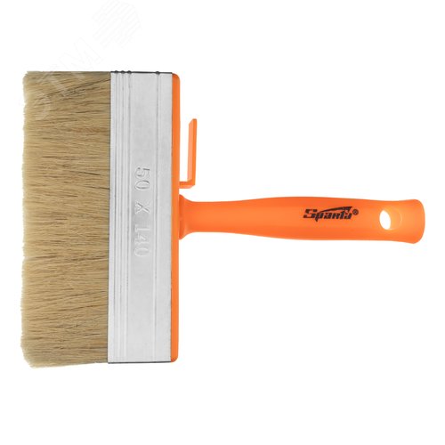 Кисть-ракля, 50х140 мм, натуральная щетина, пластмассовый корпус, пластмассовая ручка - фото 2