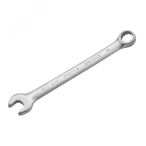 Изображение товара Ключ комбинированный, 11 мм, CrV, матовый хром (шт)