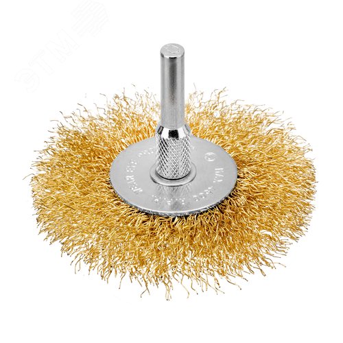 Набор щеток для дрели, 3 шт., 3 Плоские, 50-63-75 мм, со шпильками - фото 2