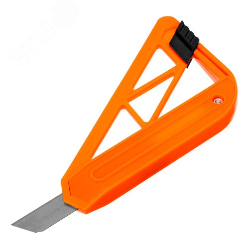 Нож, 18 мм, выдвижное лезвие, для резки обоев, линейка - фото 2