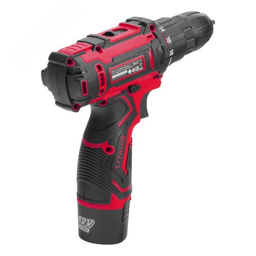 Дрель-шуруповерт аккумуляторная CDS-12, Li-Ion, 12 В - фото 6