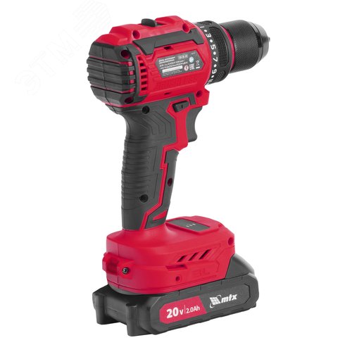 Дрель-шуруповерт аккумуляторная бесщет. CDS-BL-20, Li-Ion, 20 В - фото 6