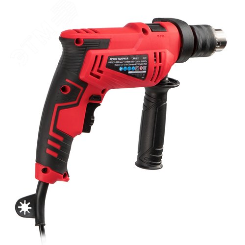 Дрель ударная MID-600, 600 Вт, 0-3000 об/мин, 0-48000 уд/мин - фото 4